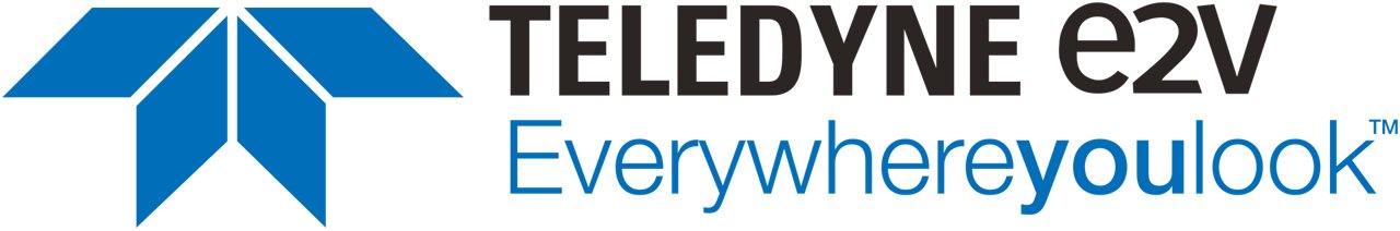 Teledyne e2v logo in color with transparent background