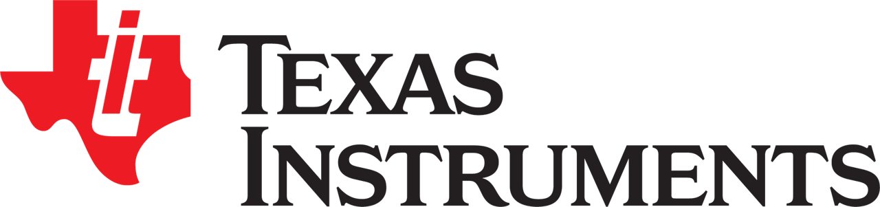 Texas Instruments logo in color with transparent background