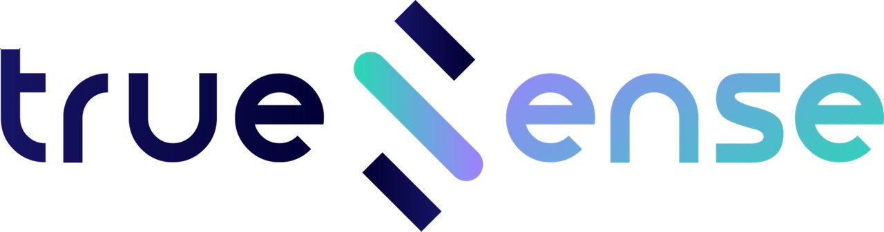 TrueSense logo in color with transparent background