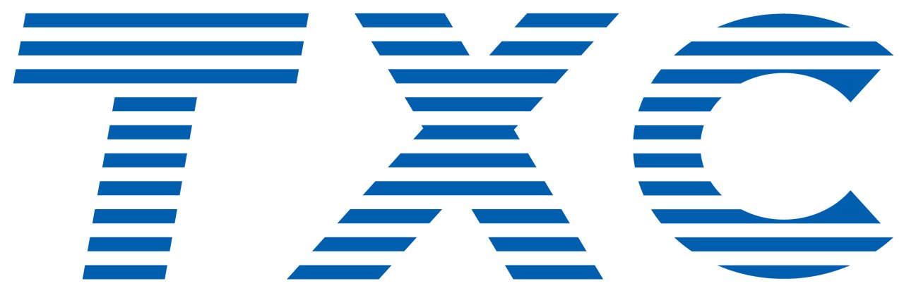 TXC Corporation logo in color with transparent background