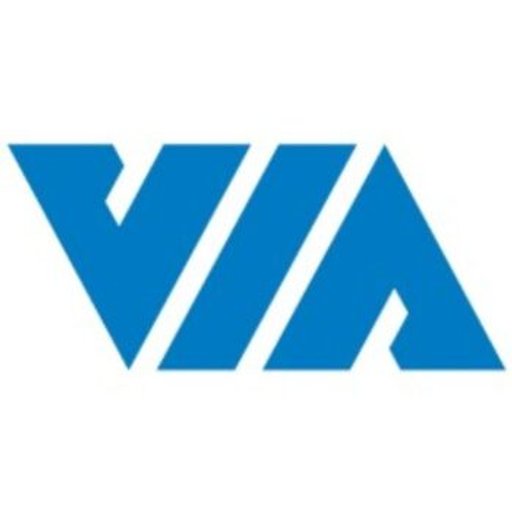 Viatech logo in color with transparent background