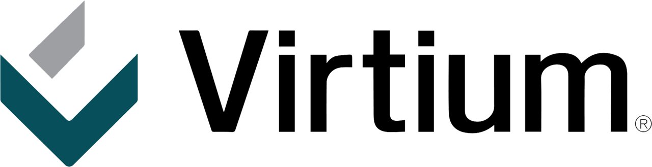 Virtium LLC logo in color with transparent background