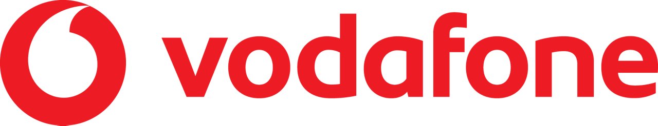 Vodafone Group Plc logo in color with transparent background