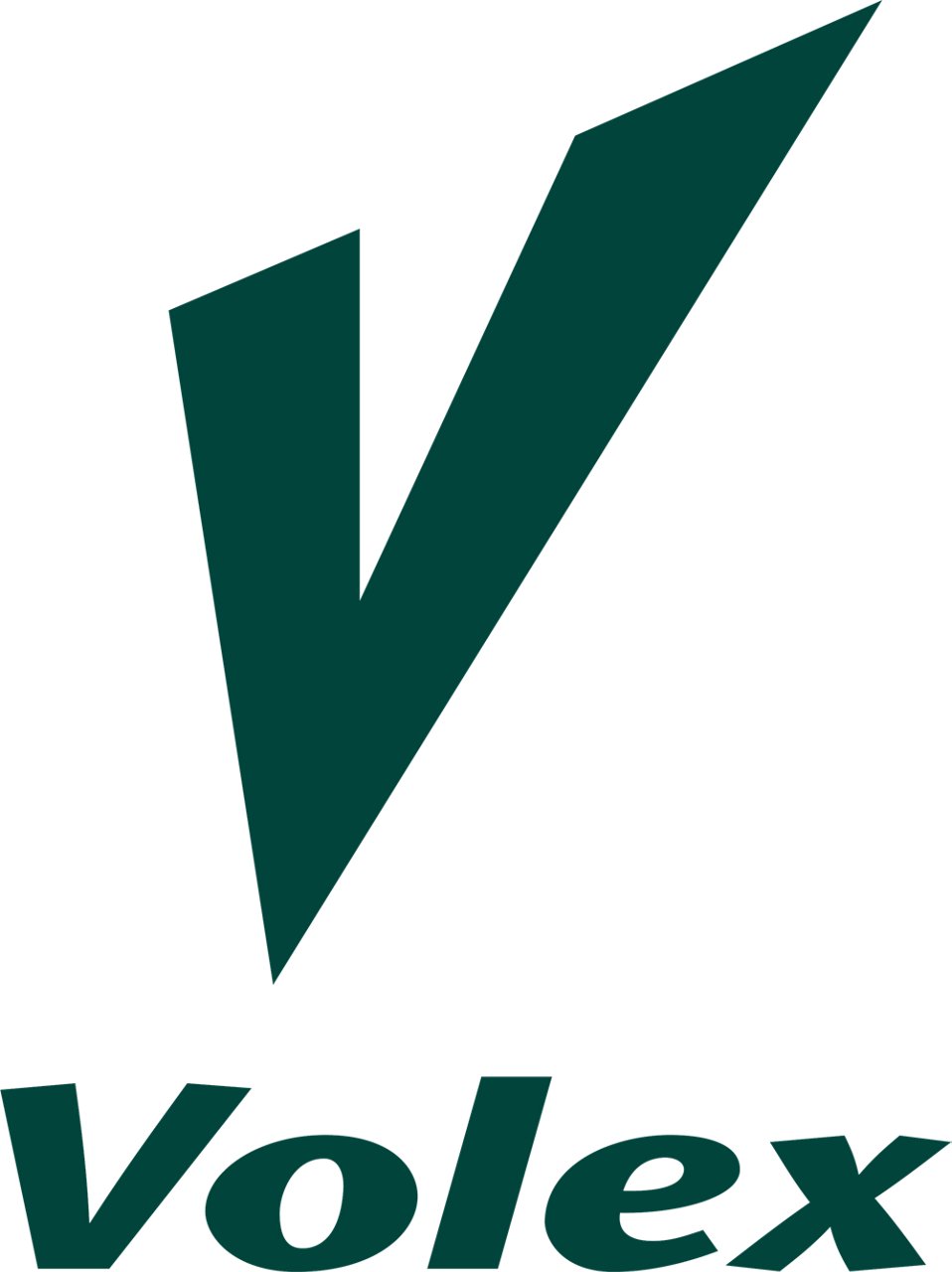 Volex logo in color with transparent background