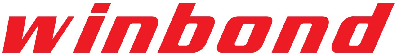 Winbond Electronics logo in color with transparent background