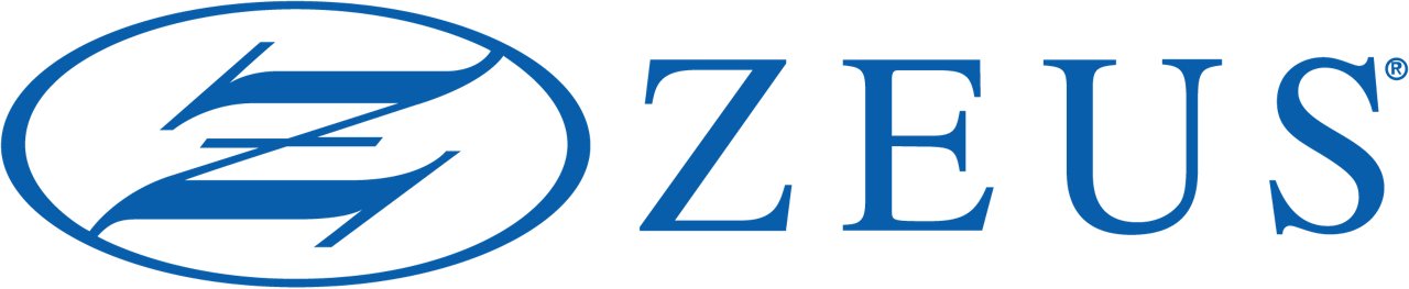 Zeus Industrial Products logo in color with transparent background