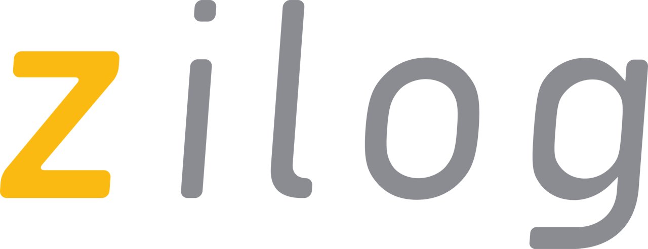 Zilog logo in color with transparent background