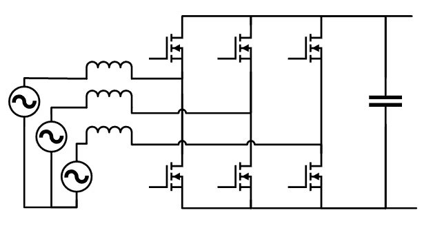 Three-phase two-level PFC