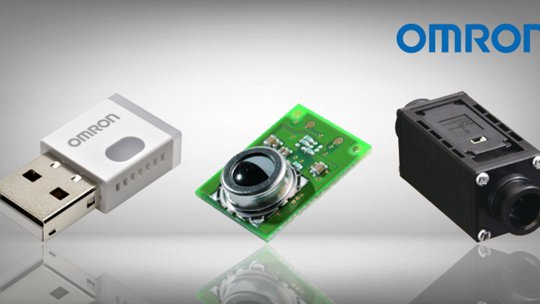 3つのOMRON温度・湿度センサーの画像