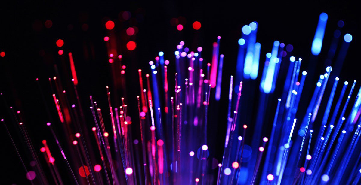 Fibre optics background
