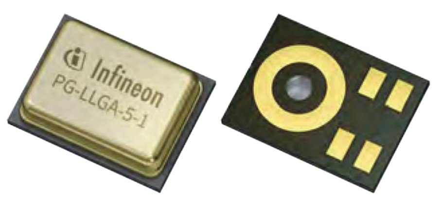 Image of Infineon XENSIV MEMS Microphone chip