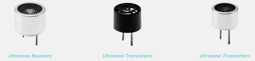 Image of three ultrasonic sensors