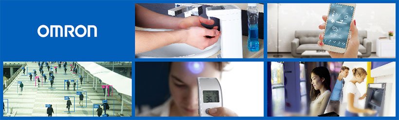 Six small images showcasing use of sensors in everyday life