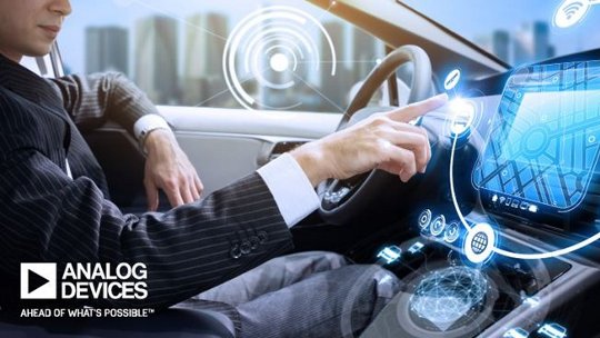 A person in formal attire interacts with a high-tech car dashboard featuring a digital touchscreen interface.