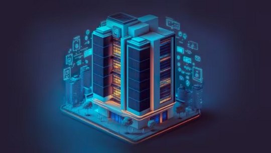 AI-generated building