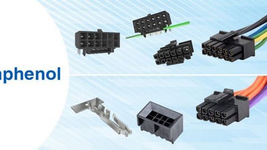 安费诺连接器，各种类型和配置，包括外壳和电线连接。