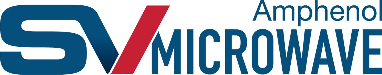 Amphenol SV Microwave logo in color with transparent background