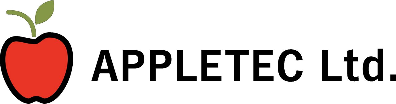 Appletec Ltd logo in white with transparent background