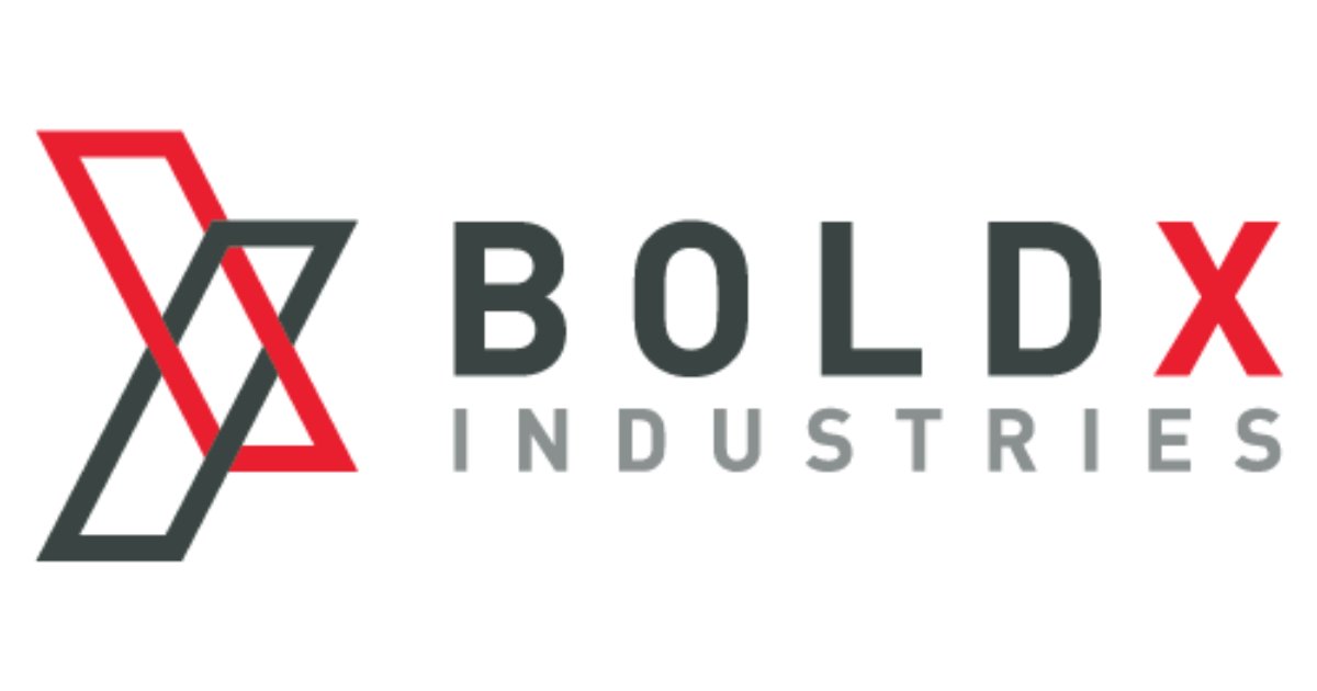 Boldx Industries logo in color with transparent background