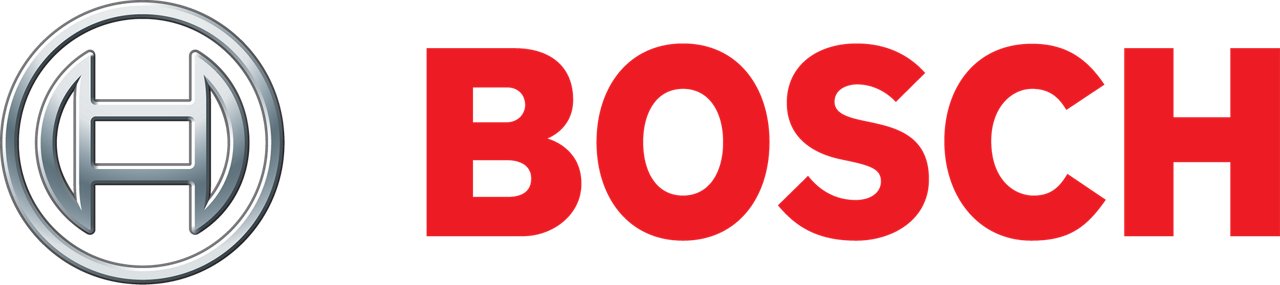 Bosch logo in color with transparent background