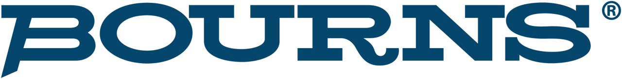 Bourns logo in color with transparent background