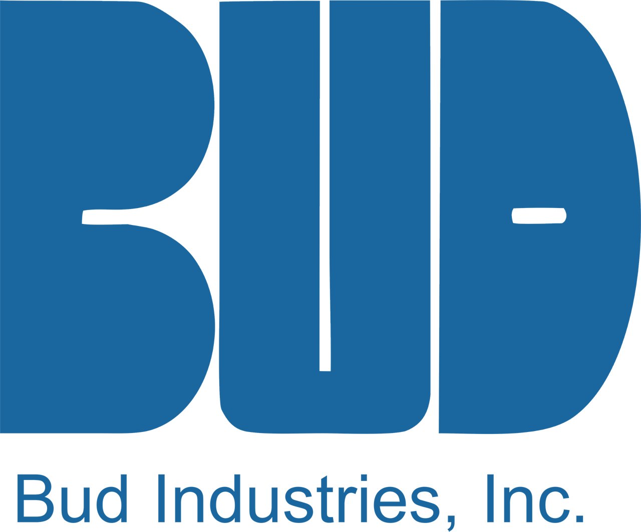 Bud Industries logo in color with transparent background