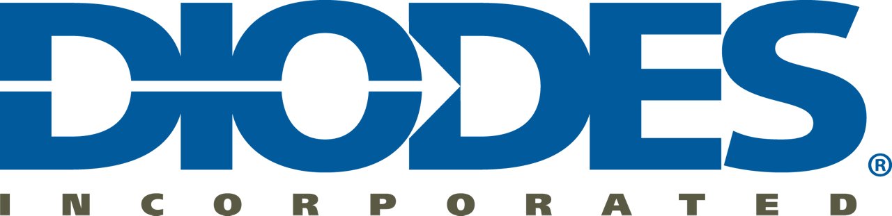 Diodes Incorporated logo in color with transparent background