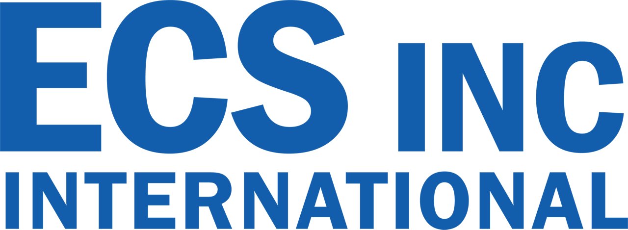ECS Inc International logo in color with transparent background