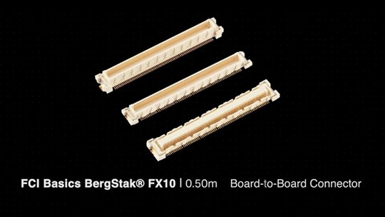 FCI基础知识BergStak FX10连接器。