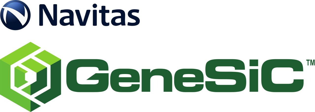 GeneSiC Semiconductor logo in color with transparent background