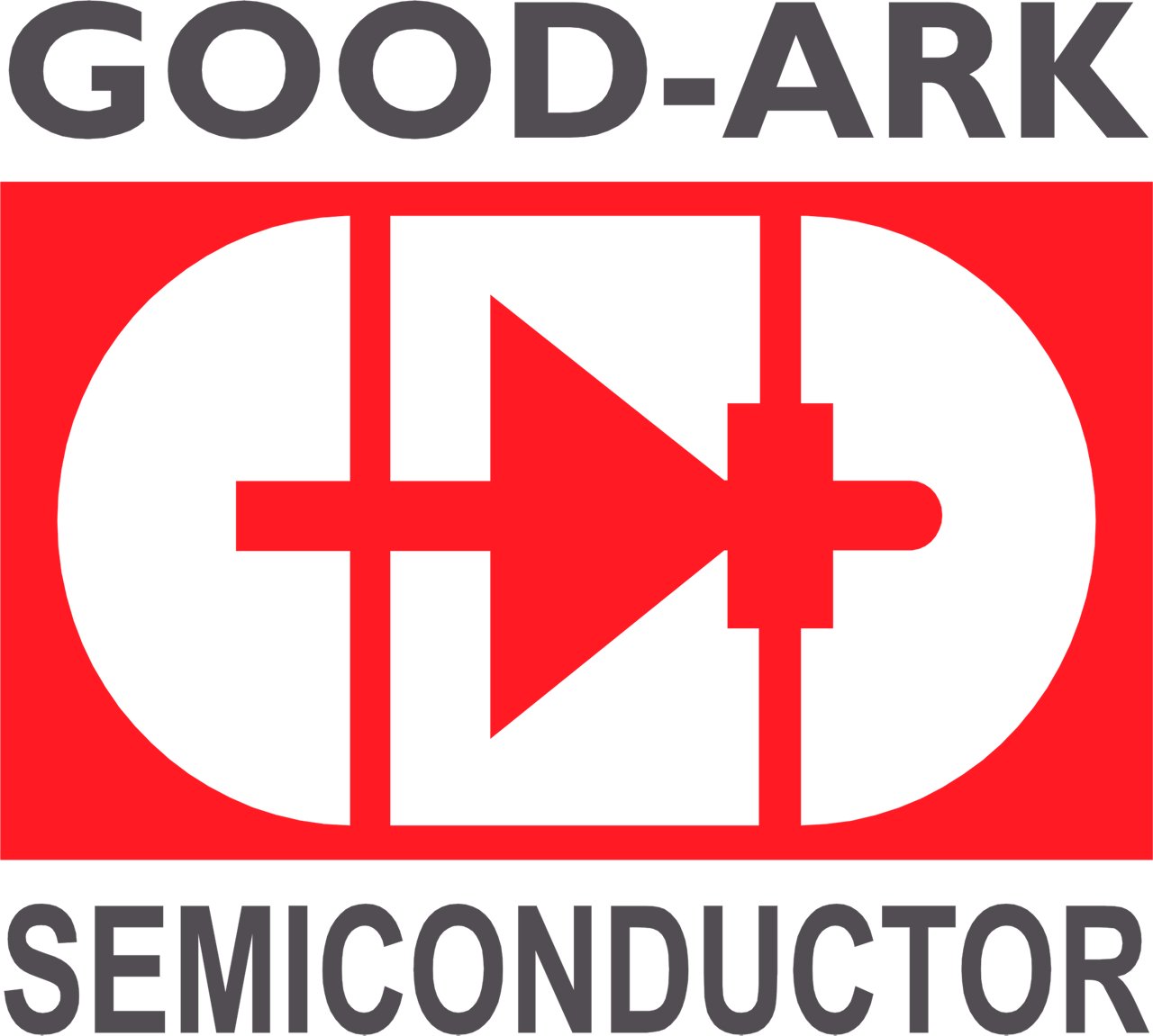 Good-Ark Semiconductor logo in color with transparent background