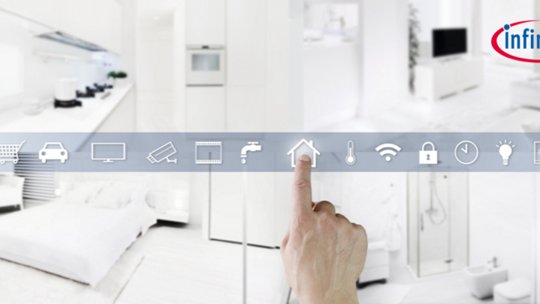 触控屏配备英飞凌智能家居图标