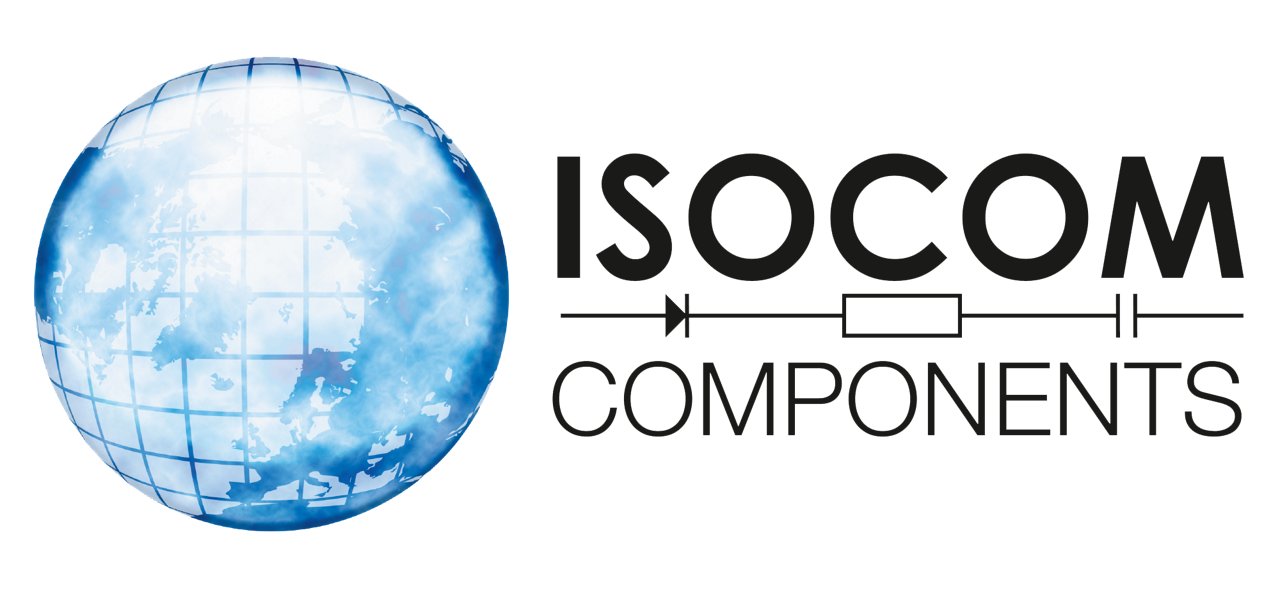 Isocom Components logo in color with transparent background