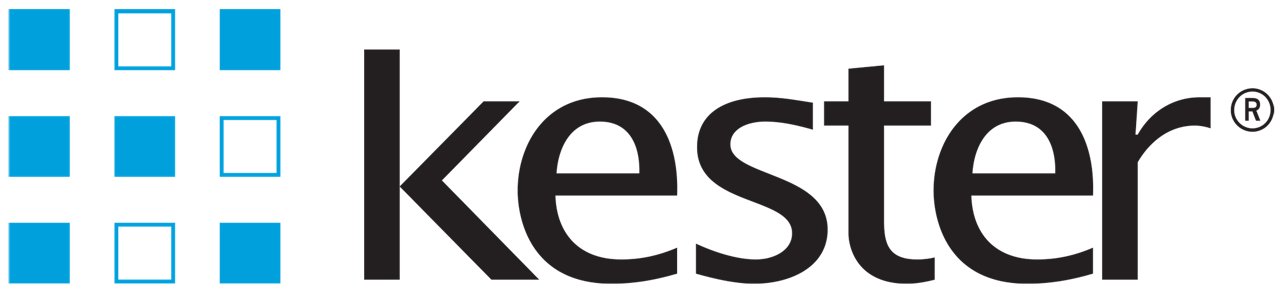 Kester logo in color with transparent background