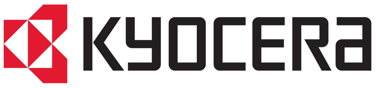 Kyocera logo in color with transparent background