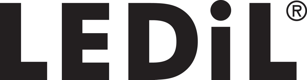 LEDIL OY logo in black with transparent background