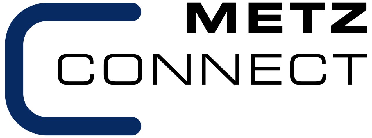 Metz Connect logo in color with transparent background