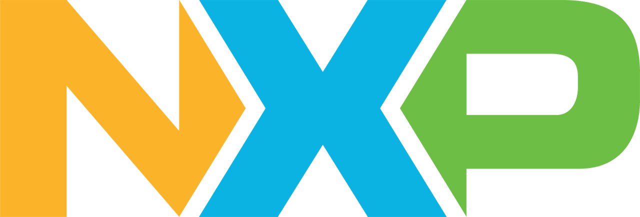 NXP Semiconductors logo in color with transparent background
