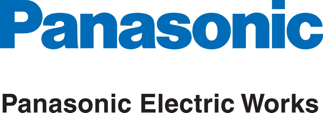 Panasonic Electric Works logo in color with transparent background