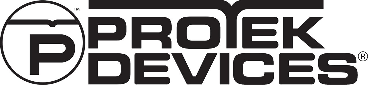 ProTek Devices logo in black with transparent background