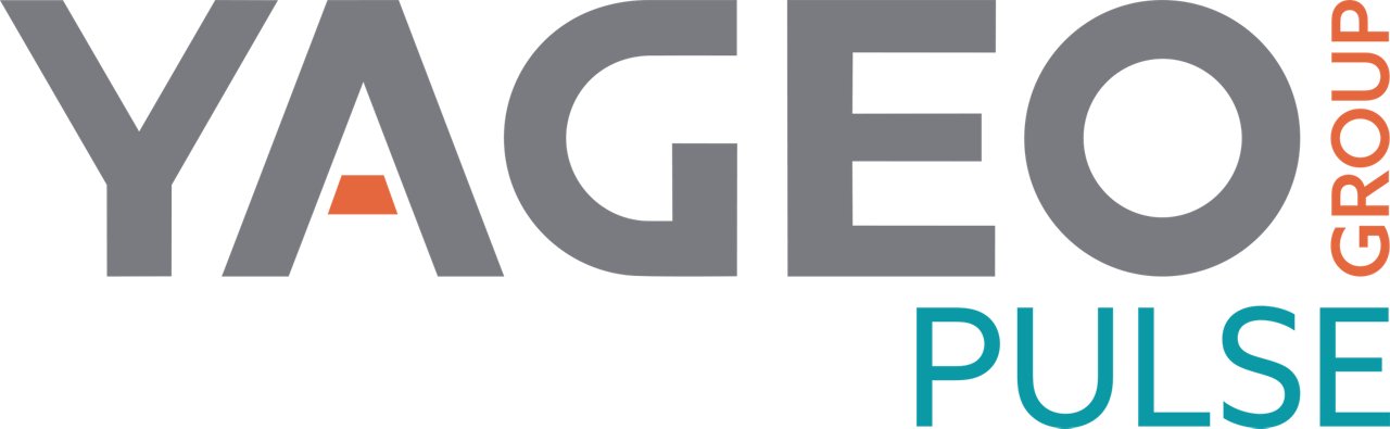 Pulse Electronics logo in color with transparent background