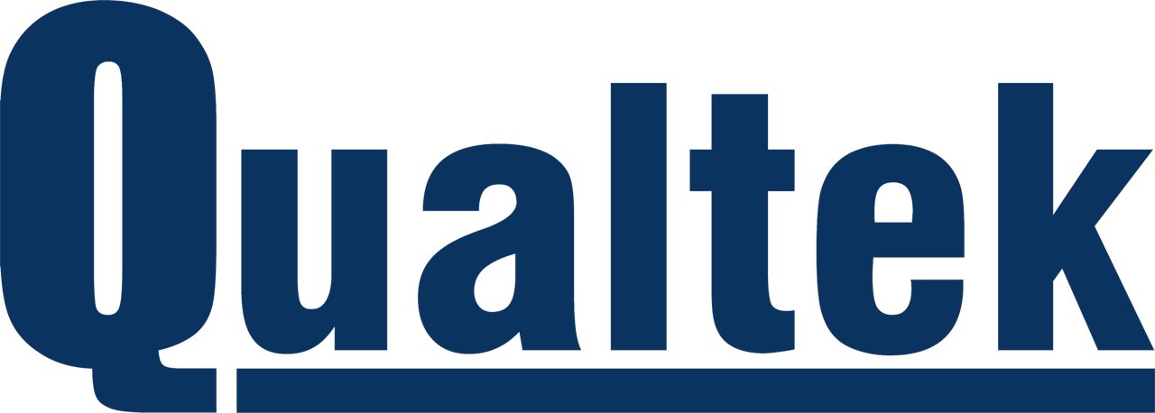 Qualtek Electronics logo in color with transparent background