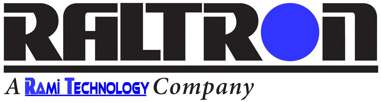 Raltron Electronics logo in color with transparent background