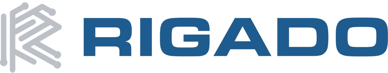 Rigado logo in color with transparent background