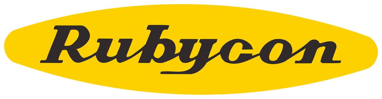 Rubycon Corporation logo in color with transparent background