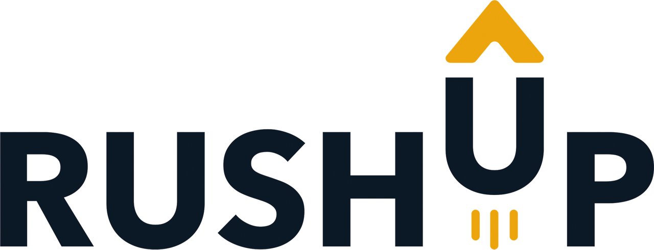 Rushup logo in color with transparent background