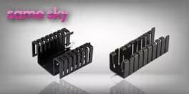 Image of heat sinks - Same Sky logo present