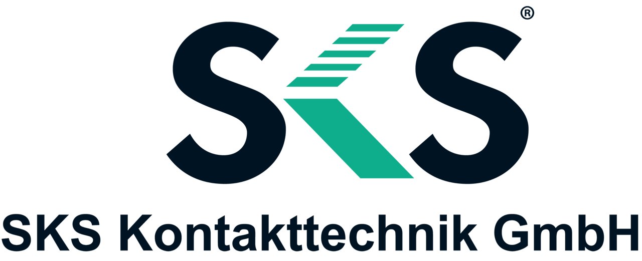 SKS Kontakttechnik logo in color with transparent background