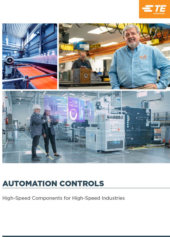 Un collage que muestra controles avanzados de automatización en entornos industriales.