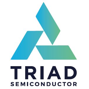Triad Semiconductor logo in color with transparent background